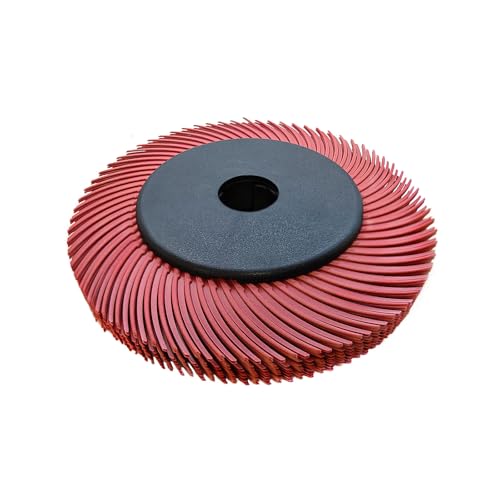 Image of Radial Bristle Brush, 6 in x 1 /2 in x 1 in, 220#, 1SET,Ten Single piece with Adapter
