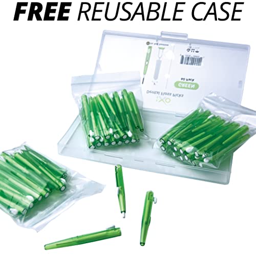 Ixo Retractable Interdental Brushes - Dental Brush Soft Picks, 60 Count (3/32" Diameter Picks) #TOP5