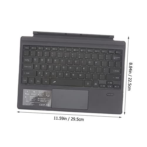 Teclado Inalambrico para Tablet con Funda Protectora Negra y Teclas Mecanicas 2