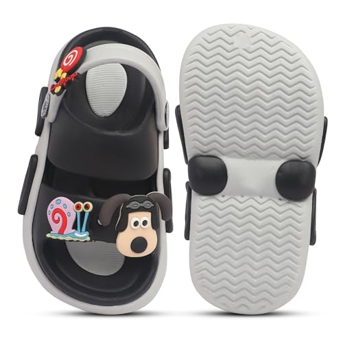Image of Kids Cartoon Character Sports Sandals Lightweight Soft Sole Slip-On Sandals with Adjustable Back Strap for Boys & Girls