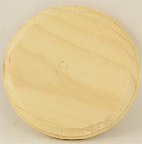 PL7960 5" Round Pine Wood Plaque