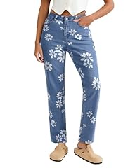Floral Print 3 - Medium Wash
