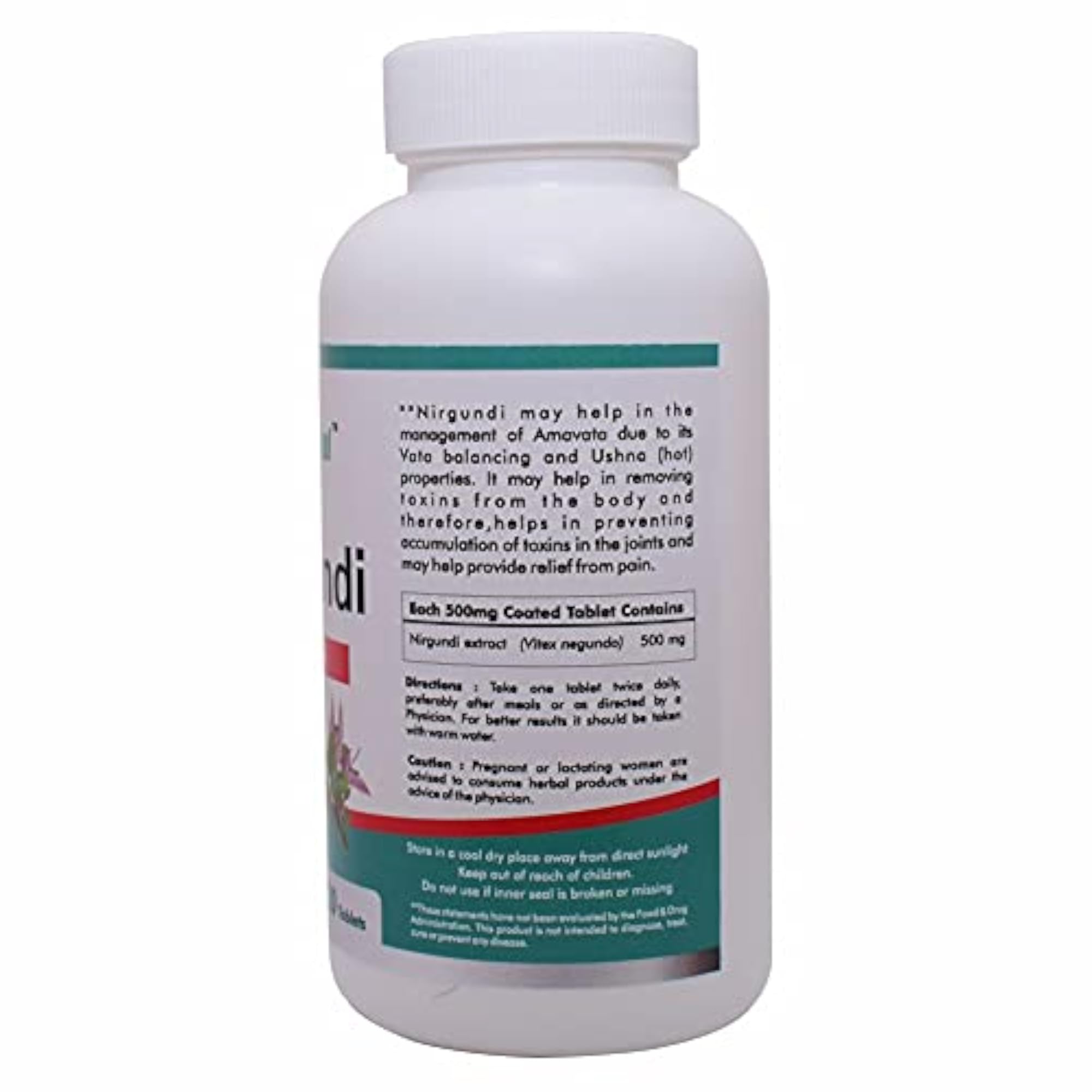 Nirgundi Tablets, Natural Health Relief
