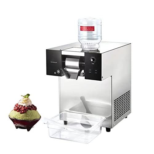 Tritaghiaccio Rasoio Da Ghiaccio Elettrico Commerciale Maker Creatore Di Coni Di Neve Con Doppio Lame Spessore - Foto 5