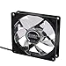 New Lon0167 Le blanc En vedette 12 DC12V efficacité fiable 0.16A 9Cm 4P 12 LED allume le ventilateur de refroidissement de 7 pour le radiateur de refroidisseur d'unité centrale de PC(id:457 06 fe 492)