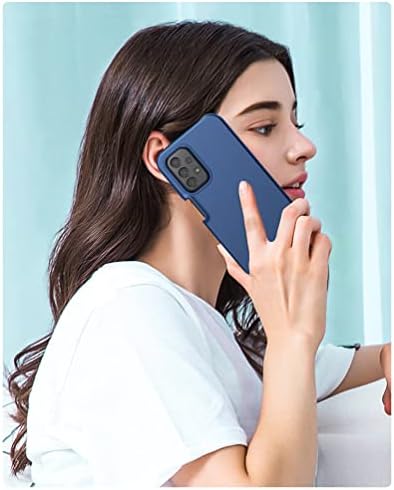 for Samsung Galaxy A23-5G Case: TPU Silicone 360 Drop Protection Shockproof Samsung A23 Rugged Phone Case Slim Cases for 4G/5G | Blue
