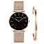Black Surface, Rose Gold Bracelet, Rose Gold Bangle