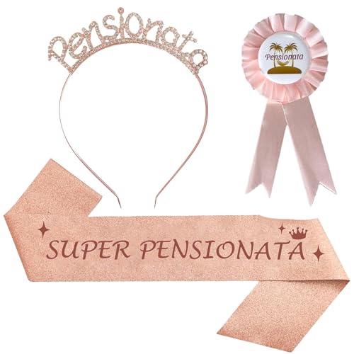 Regalo in pensione fascia tiara ornamenti gadget per festa in pensione donna