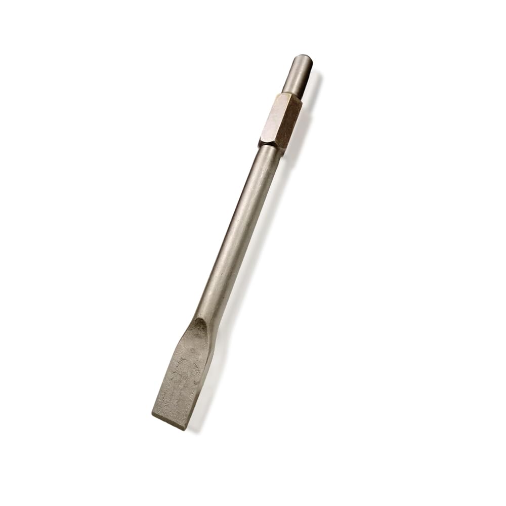Solwet Demolition Hammer Flat Chisel Bit 380 mm Length X 30 mm Width,1.3 Kg Weight Round Body suitable for masonry, Tile, Concrete Brick, Wall Rotary Hammer Drill Machine (B0CZTV7WZQ) Amazon Price History, Amazon Price Tracker