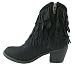 Botas de tobillo con flecos de gamuza sintética para mujer, talla 3-8,...