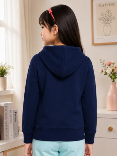 Image of ADBUCKS Girl's Cotton Hooded Sweatshirt