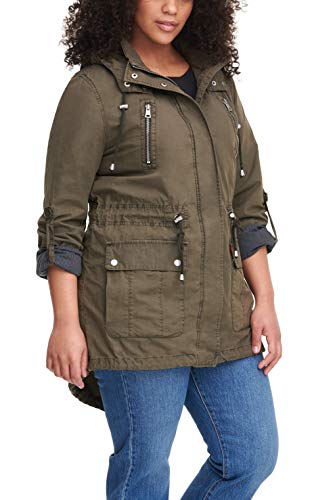 再入荷 Levi S Size プラスパラシュートコットンユーティリティジャケット レディース コート ジャケット Runwalavenue Co In