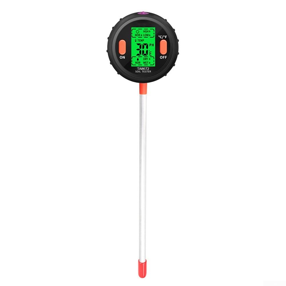 Testeur de sol pH humidité lumière TA8672 rotatif (TA8672)