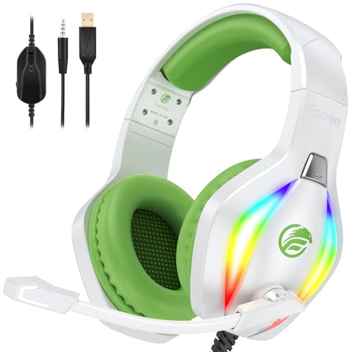 Fachixy FC100 Gaming Headset für PS4, PS5, PC, Xbox, Nintendo Switch, Gaming Kopfhörer mit Kabel...