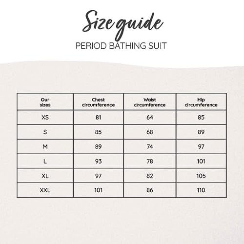 Foto von MYLILY® Perioden Bikinihosen für Damen | Perioden Bademode zum Schwimmen | Basic Slip Bikinihose | Period Swimwear | S