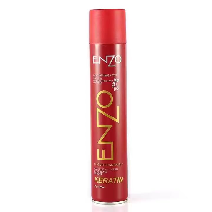 DOLO Enzo Premium Hair Spray For Hair Wigs And Patch,Strong Hold| Non- Residue | 420Ml-image-9
