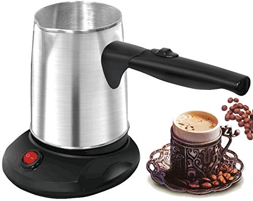 Neudorf elektrischer XL Mokkakocher 'Sultan'/ 600W (schonende aromatische Zubereitung)/ Überhitzungsschutz/Edelstahl rostfrei/verdecktes Heizelement/ 0,6 Liter/große Einfüllöffnung simple Reinigung