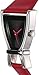 Fastrack Women’s Casual Watch - Quartz, Water Resistant, Leather Strap - Red Band and Black Dial