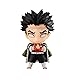 Zhongkaihua Kamado Tanjiro & 9 Hashira Figur Mini Anime Cartoon PVC Modell Puppe Haus Kuchen Set Dekoration Statue Set Sammlung Geburtstagsgeschenk (6cm)