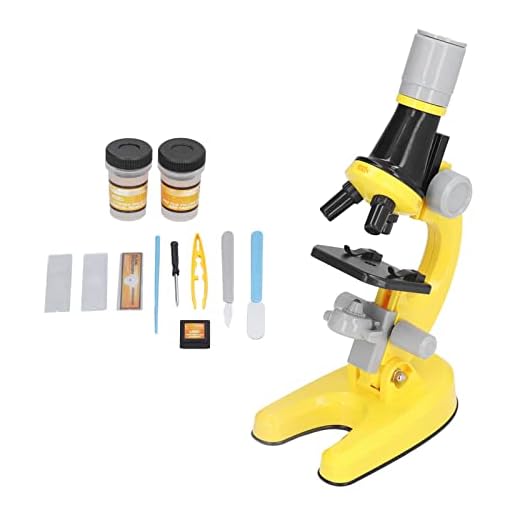 Microscópio infantil, microscópio infantil de plástico de alta definição profissional para casa