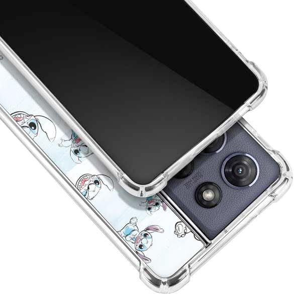 Skinit Clear Phone Case Compatible with Moto G Play 5G (2025) - Officially Licensed Disney Lilo and Stitch Pattern Design