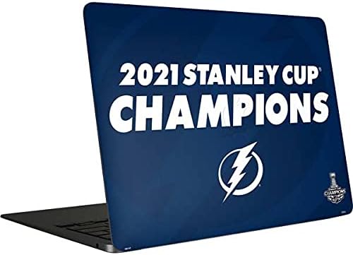 Skinit Decal Laptop Skin Compatible with MacBook Air 13in (2020) - Officially Licensed NHL 2021 Stanley Cup Champions Tampa Bay Lightning Design