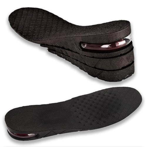Semelles surélevées réglables pour chaussures avec coussin d'air et semelle intérieure résistante | hauteur réglable +3 +5 +7 cm – vue 5