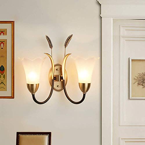 Applique en cuivre de chevet chambre pour lecture nuit