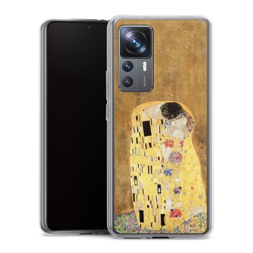 Coque en silicone Xiaomi 12T 5G au bureau ou en soirée habillez votre mobile de l'art Klimt