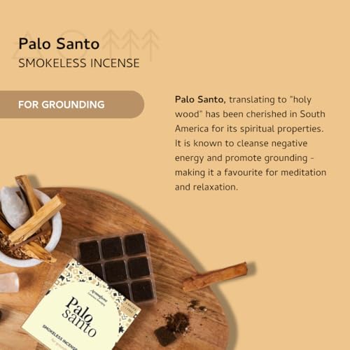 Image of Palo Santo Incense Bricks (3 x 9 Bricks) by Aromafume | Ideal for Deepened Spirituality, Meditation & Rituals | Made Using Pure Peruvian Palo Santo | Low Smoke, Non-Toxic Incense Bricks | Refill Pack