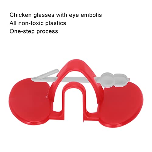 Protectores visuales de gallina Pssopp medianos para picoteo 5