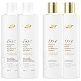 Dove Dryness & Itch Relief Shampoo and Conditioner for Dry and Itchy scalp, with Liquid Bio-Protein Care technology, 355 ML (2 Shampoo + 2 Conditioner)