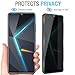 Anbzsign [2 Pack for ZTE nubia Neo 2 5G Privacy Screen Protector, 9H Anti Spy Private Tempered Glass Film, Anti-Scratch, Case Friendly