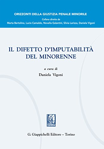 Il Difetto D Imputabilita Del Minorenne Ebook Aa Vv Vigoni Daniela Amazon It Kindle Store