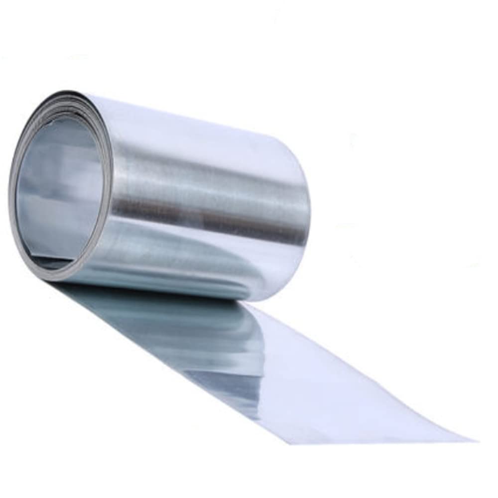 Plaque de zinc pur à 99,9% – Épaisseur de 0,02 mm à 5,0 mm, 1 pièce