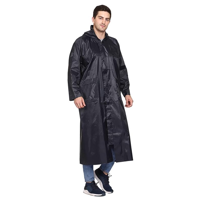 f s firmed string Firmed String Raincoat For Men & Women Waterproof Pvc Pastic Polyester Mix Longcoat With Adjustable Hood And Carrying Pouch/Suit For Men & Women/-picture-54