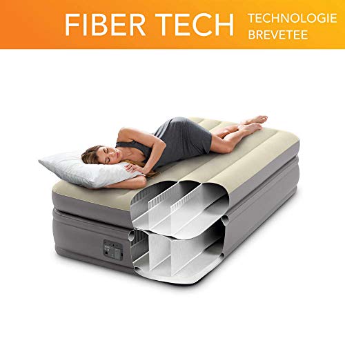 Intex Twin Comfort Elevated AIRBED W/Fiber-TECH BIP - Image 3