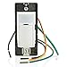 Leviton DVS05-1LZ Decora Vacancy Motion Sensor In-Wall Switch, Manual-On, 5A, Single Pole or 3-Way, White/Ivory/Light Almond