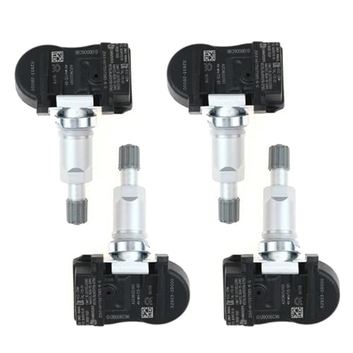 Capteur TPMS 52933-2B000 de pression des pneus 433 MHz pour Hyundai Santa Fe 2012 4 pcs