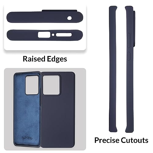 Image of SPRIG Compatible with Moto Edge 40 Premium SilkTone Back Cover Drop Tested Shock Proof Mobile Case for Men, Women, Boys and Girls with Camera Protection (Charcoal Grey)