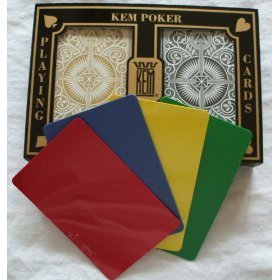 2 Free Cut Cards + KEM Arrow Black Gold Playing Cards Poker Size Regular Index