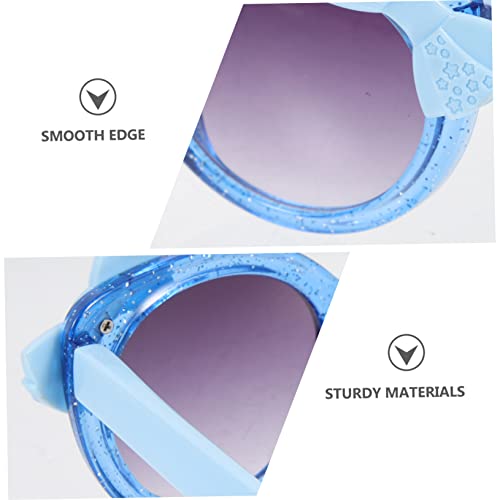 Amosfun 1 Par De Óculos De Sol Fofos Com Laço De Tinta Infantil Óculos De Sol Polarizados Óculos De