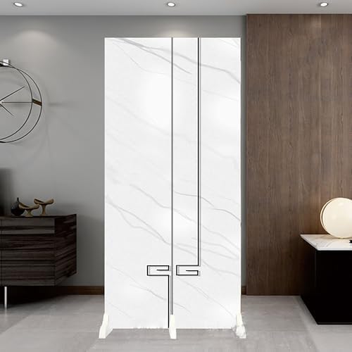 Detive Freestanding Room Divider - Partit Wall Privacy Panel for Office & Home, Folding Screen for Space Separation, Ideal for Patio Privacy and Creative Workspaces