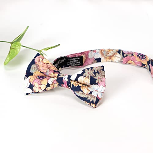 Image of Spring Notion Boys' 4-Piece Floral Suspenders Outfit