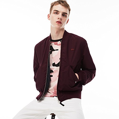 Lacoste L!VE Herren BH2639 Jacke, Braun (Espresso/Marineblau), M