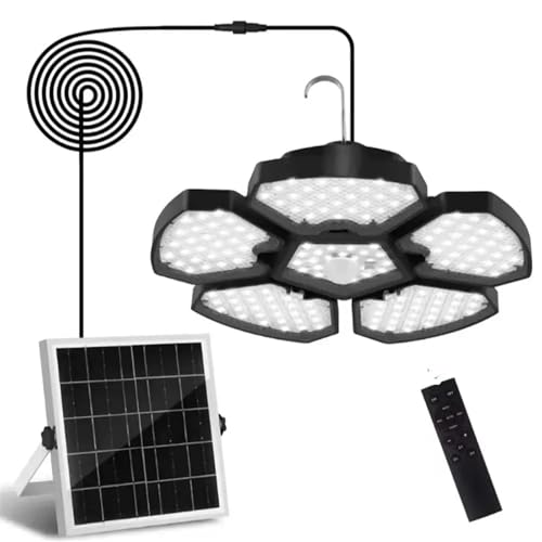 Luces colgantes solares con sensor para iluminar las noches en tu balcón o cobertizo
