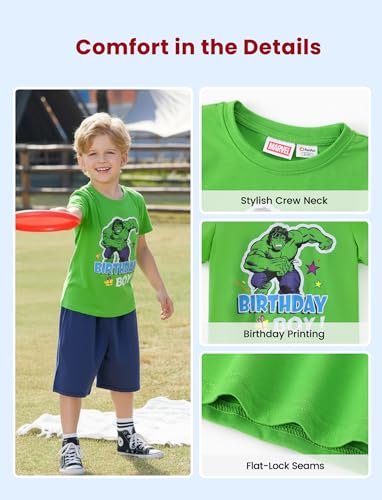 Image of Disney Kids Birthday Shirts 2-9Y, Cute Graphic Tees, Birthday Party Outfit | Disney Officially Licensed, Birthday Girl & Boy T-Shirts, Special Day Outfit, Favorite Character Gift, Soft & Comfortable