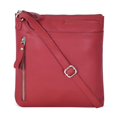 Image of Leather Crossbody Bags for Women - Ladies Sling Handbags - Medium Cross body Purses Handbags - Purses For Women