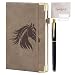 Filten Horse Gifts for Women Girls Leather Journal Notebook 200 Pages A5 Lined with Inner Pocket and Pen Horse Stuff for Horse Lovers