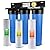 iSpring Whole House Water Filter System, Reduces PFOA/PFOS, PFAS, Lead, Chlorine, Chloramine, Sediment, 3-Stage Whole House Water Filtration System, Model: WGB32B-KS